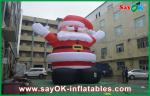 Inflatable Holiday Decorations 8m Height Red Big Christmas Santa Claus With