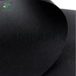 1mm 1.5mm Black Cardstock Paper Sheet For Cosmetics Boxes 70 X 100cm Solid