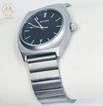 Luminous Silver Stainless Steel Strap Watch 30M Waterproof Chronograph Quartz