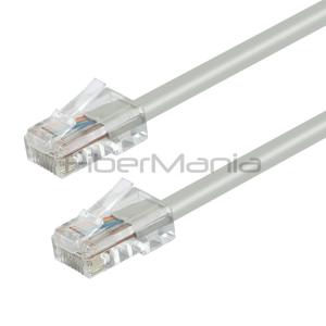 Wholesale CAT.5E Non-booted Ethernet Patch Cable Grey with 24AWG Stranded Conductor from china suppliers