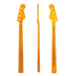 Matte Finish Bass Neck Adjustable Truss Rod Maple Bass Guitar Necks 21 Frets