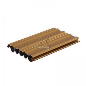 Wholesale Wholesale High Quality  Anodize Gold Aluminum  Roller Shutter Slat Profile from china suppliers