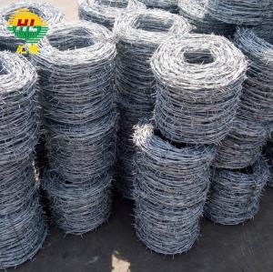 Wholesale 350mm Coil Diameter Galvanized Barbed Wire Corrosion Resistance from china suppliers