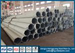 25-40FT Galvanized Tubular Steel Pole Octagonal Electric Distribution Q345