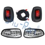 Golf Cart Led Deluxe Light Kit for EZGO RXV LED Headlight and LED Taillight