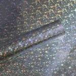 Gold Silver Glitter Sparkly Gift Wrap Paper Roll Plastic Sheet 72cmx52cm