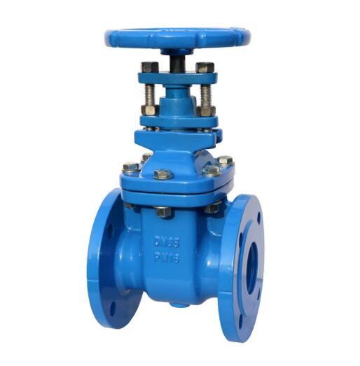 Resilient Seated Gate Valve 175PSI Cast Iron Plug Valve Lifting Type Quarter