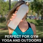 ARCANA Arc Water Bottle With Time Marker - Motivational Water Bottles With Times