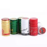 Aluminum Ropp Tamper Evident Screw Cap 25mmx16mm For Vodka Whisky Bottle
