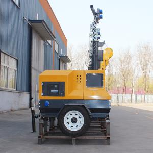 Wholesale Industrial Lighting Portable LED Diesel Engine Generator Light Tower with Standard CRI from china suppliers