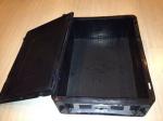 Conductive Crate ESD Plastic Bins , 400 * 300 * 150mm ESD Totes Containers With