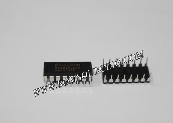 Quality DAC0800LCN 8-Bit Digital-to-Analog Converter Integrated Circuit PDIP16 for sale