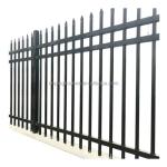 6ft 8ft Solid Metal Fence with Heat Treated Pressure Treated Wood Easy