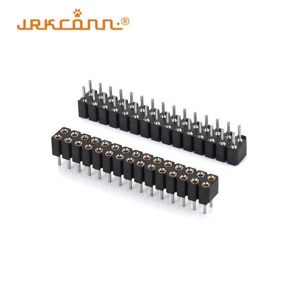 180 Degree Machined Female Header Connector Black PPS PCB Board Female Header