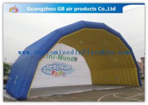 Wholesale Blue Arch Tent Hand Printing Inflatable Air Tent Dome Inflatable Stage for Event from china suppliers