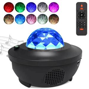 Wholesale LED Star Galaxy Projector Ocean Wave Night Light Room Decor Rotate Luminaria Decoration Bedroom Lamp Gifts Starry Sky Projector from china suppliers