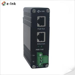 Wholesale Din Rail Gigabit Active PoE Injector 48V 30W PoE To PoE+ Adapter from china suppliers
