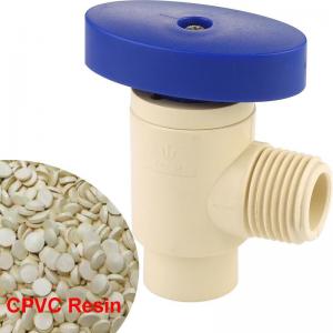 China Synthetic CPVC Resin Pellets Chemically Resistant Fitting Sprinkler Material on sale
