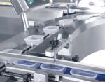 Horizontal Cup Food Packaging Assembly Line Cake Bread Feeding Tray Loading