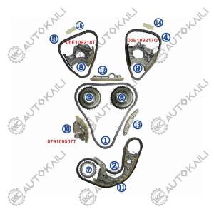 Wholesale Timing Chain Kit For AUDI A8L CEUA/CEUE 4.0TFSI 10-13 from china suppliers