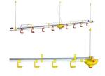 Automatic Square Pipe 22cm*22cm Nipple Drinkers For Broilers