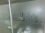Frosted 1.22x50m Decorative Privacy Window Film Safety Flat Waterproof