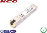 RJ45 Copper SFP Fiber Optic Transceiver 1.25G 1000BASE-T For CAT6 CAT7