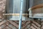 219mm Johnson Spiral V Wire Dewatering Well Screen Pipe No Magnetic Polishing