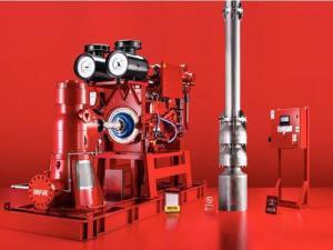 Wholesale Centrifugal Motor Drive Vertical Turbine Fire Pump for Fire Fighting Application from china suppliers