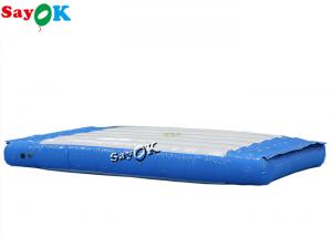 Wholesale 2m Blue And White Inflatable Jump Pad For Kids Amusement Water Park from china suppliers