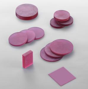 Wholesale Al2O3 Synthetic Ruby Sapphire single Crystal Blue 9.0 hardness from china suppliers