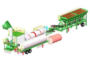Wholesale Drum Mixing Small Portable Asphalt Plant Easy To Move And Maintain from china suppliers