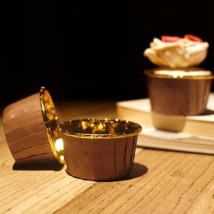 Wholesale Small Edge Curl Baked Good Packaging Paper Cake Cups Silver Aluminized from china suppliers