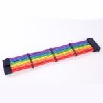 90 Degree Bradided Sleeve24Pin ATX Cable Extension Sleeve Computer Cable