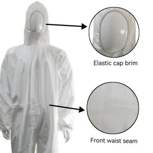 Wholesale Microporous Non Woven Isolation Coveralls With CE Certificate Protective Clothing from china suppliers