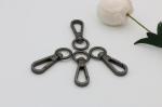 Simple custom bag accessories gunmetal color zinc alloy 11.2 mm swivel snap