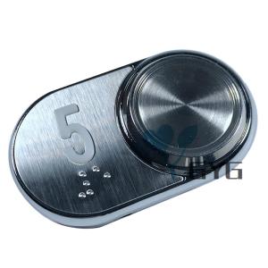 Wholesale 5 FLOOR ELEVATOR PUSH BUTTON 30MM WITH BRAILLE ON ELEVATOR BUTTONS from china suppliers
