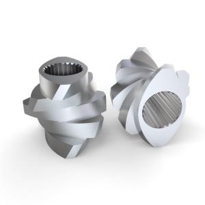 Wholesale Low Shear Heat TDK Screw Element Twin Extruder Screw Parts For Food Processing from china suppliers