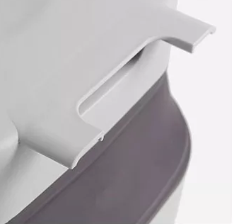 Folding Wall Mounted Home Plastic Dustbin Waste Bin Under Counter Cabinet Pull Out B Gallon Hanging Trash Can for Kitchen