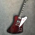 Chibson firebird electric guitar dark red finish firebird guitar free shipping