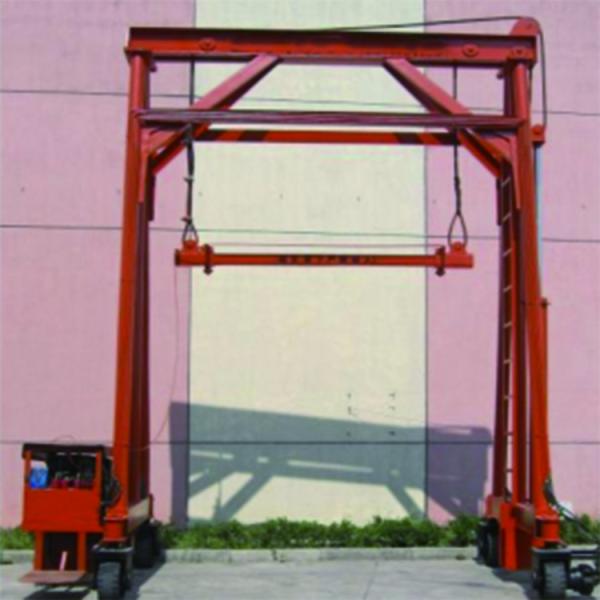 25mm/S Falling Speed Hydraulic Truck Crane / Mobile Container Crane 37kw Engine