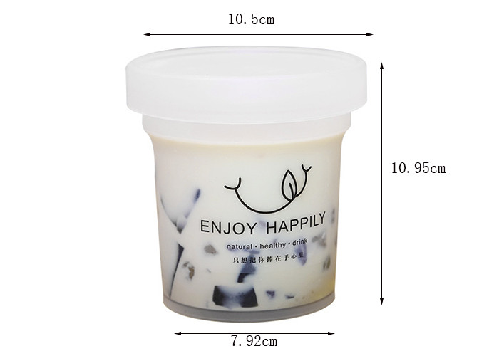 500ml Milk Tea Bottles 16 Oz Plastic Juice Bottles With Caps