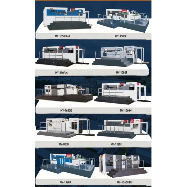 Automatic Die Cutter Creasing JIGUO MY-800H Ideal For Stickers Hang Tags Corrugated Packages