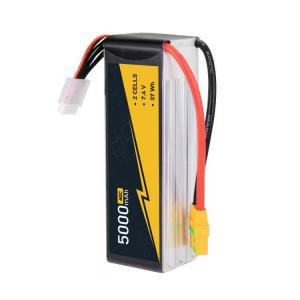 Wholesale 7.4V 2S 3s 4s 5000mah Rc Car Battery 60C Hard Case T Plug Rc Car Lithium Battery from china suppliers