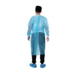 Medical Non Woven Isolation Gown CE FDA , Long Sleeve Disposable Aprons