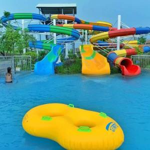 Wholesale Environmental Friendly Spiral Water Slide Playground Equipment 8m Height from china suppliers