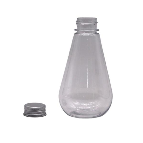 Medicine Storage 250ml HDPE Unique Shape Plastic Liquid Bottle with Customized