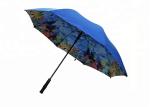 30 Inches Double Layer Golf Umbrella Solid Outsider Full Color Printing Inside