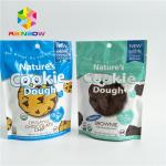 Small Size Snack Food Packaging Bags With Zipper Top Handle Customized Color
