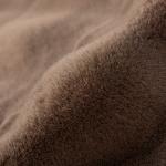Tricot Knitted Polyester Imitation Rabbit Hair Fabric for Winter Garment Scarf